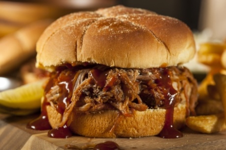 pulled pork sandwich